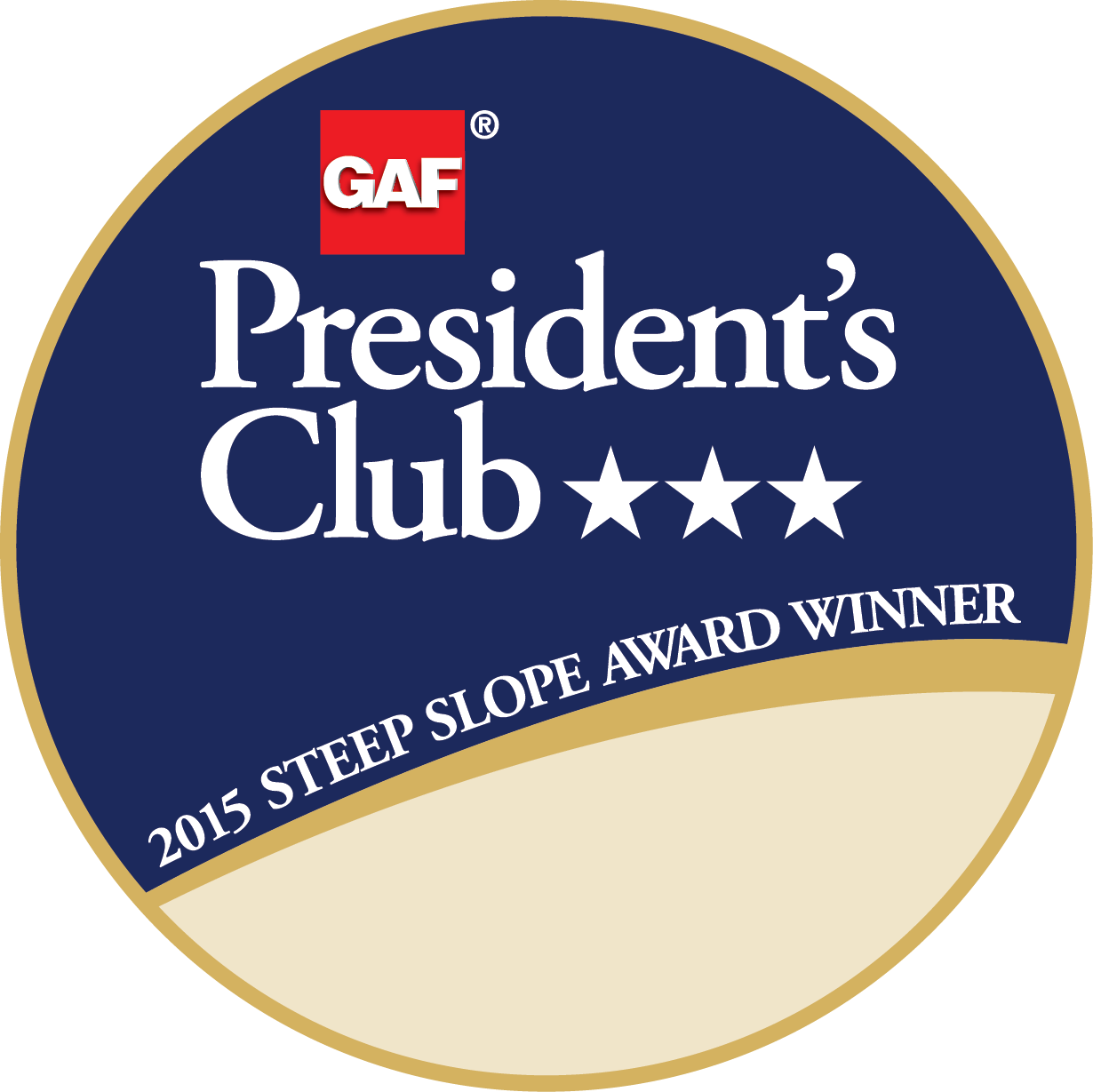 Arry’s Roofing Services Receives GAF’s Prestigious 2015 President’s Club Award