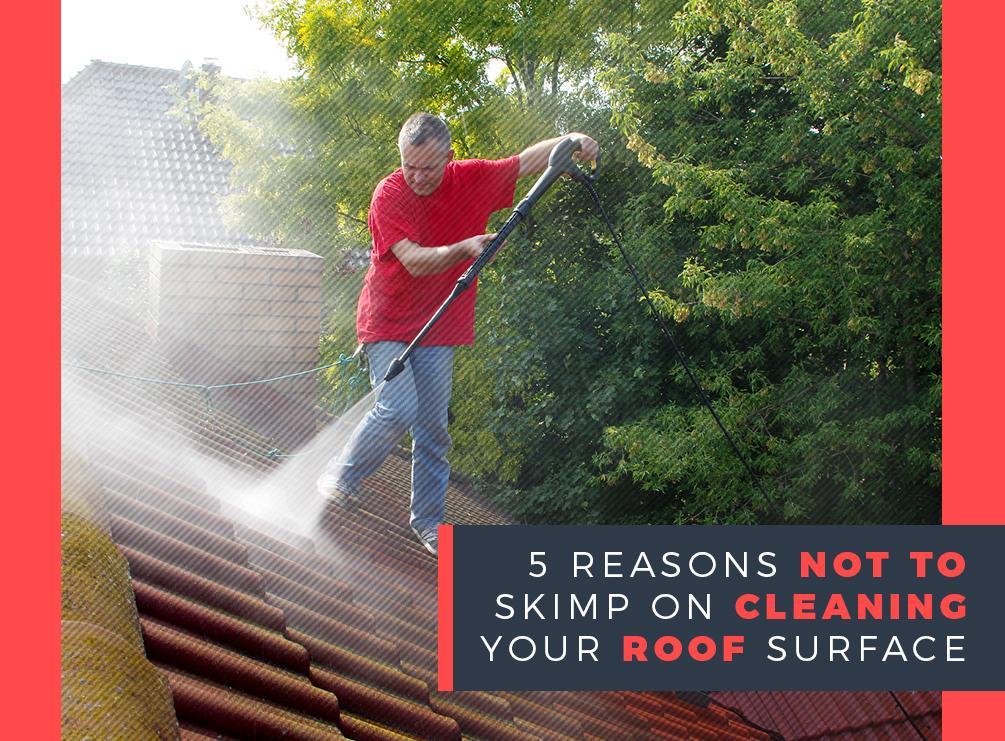 5 Reasons Not to Skimp on Cleaning Your Roof Surface