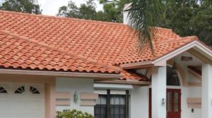 Image of a tile roof installed on a residential property.